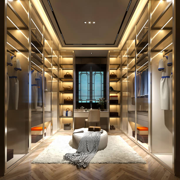 istock 3d render of cloak room 1324781435