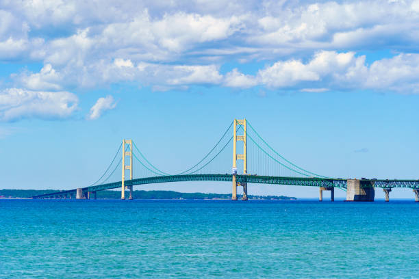 istock Mackinac Bridge in Summer 1324785505