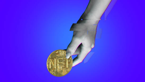 nft token non fungibili cypto currency art collection pagamento - asta internet foto e immagini stock