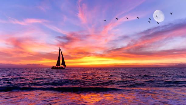 istock Beautiful Sunset Ocean Nature Landscape 1324787076