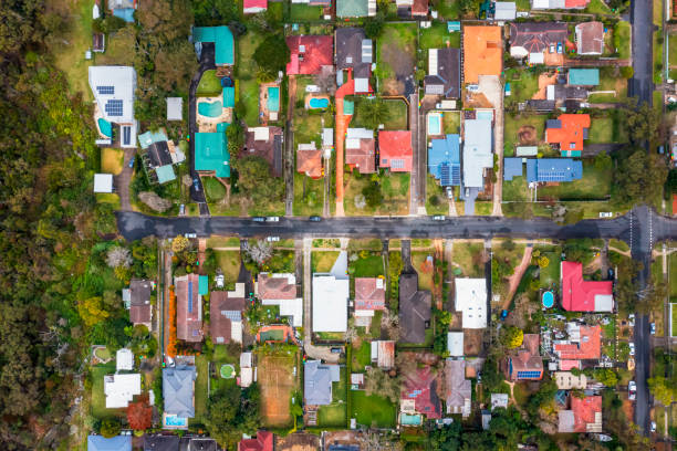 istock Sydney Suburb overhead perspective roof tops 1324800257