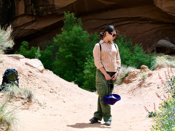 istock Hiker in Utah Canyonlands 1324801123