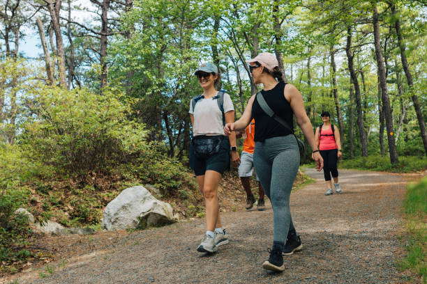 istock Hiking in Group of Friends 1324819356
