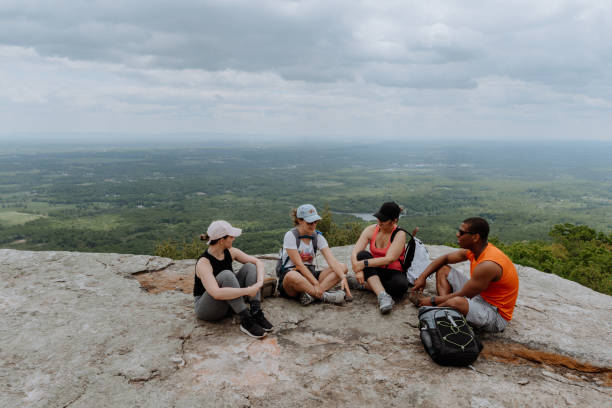 istock Hiking in Group of Friends 1324819516