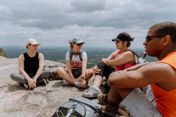 istock Hiking in Group of Friends 1324819537