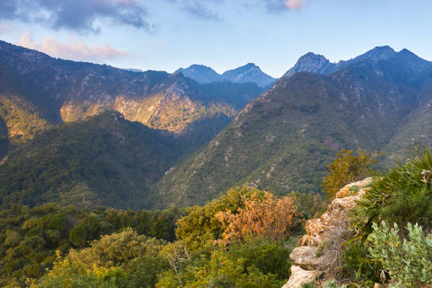 istock Sierra Blanca. Striations with the Sierra de las Nieves 1324821671