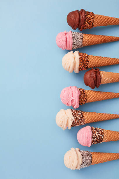 istock Homemade ice cream cones 1324825154
