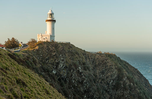 Famous Cape Byron lighthouse in New South Wales in Australia.
