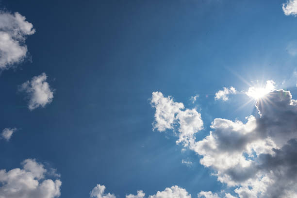 istock Beautiful Blue Sky. Cloudy. Use as a Background. Bright Sunny Day. 1324842308