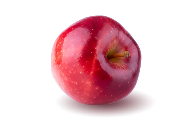 istock Fresh Red Apple fruit isolated on a white background 1324842717