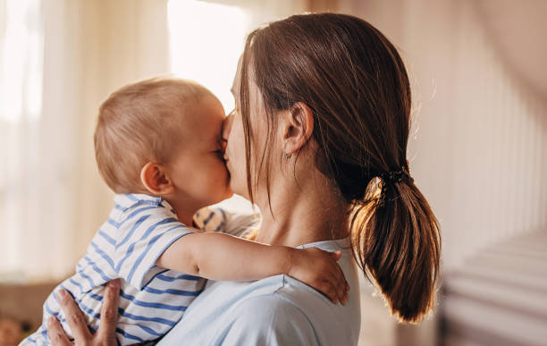istock Mother and son sharing love 1324846999