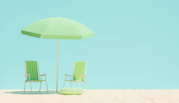 istock chair and umbrella on beach sand 1324851438