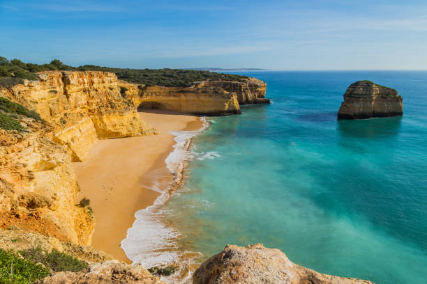 istock beach of Praia da Marinha 1324855597