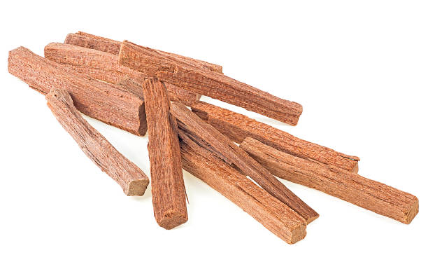 istock Chandan or sandalwood sticks isolated on a white background 1324857454