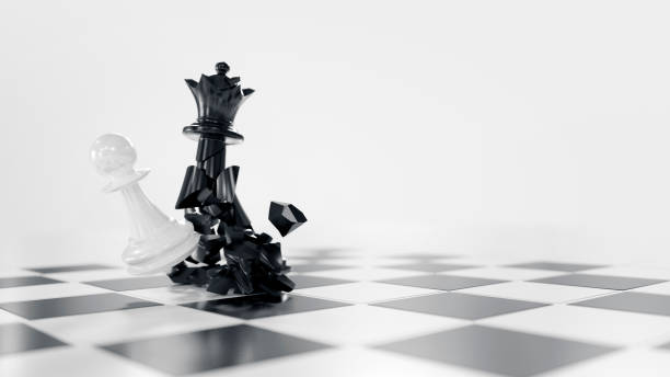 istock White pawn defeats black queen on a chessboard 1324861130