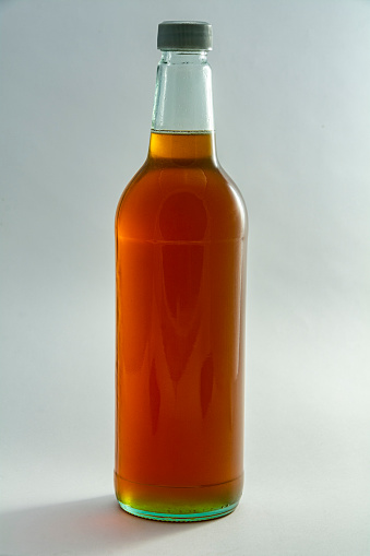 Organic honey bottle