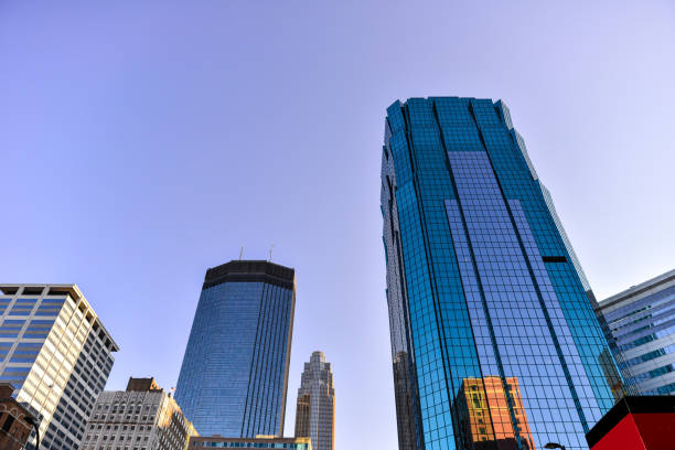 istock Modern Skyscraper Buildings in Downtown Minneapolis 1324869420
