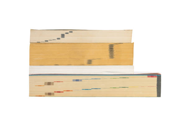 istock group of stacked thick books isolated on white background. 1324872181