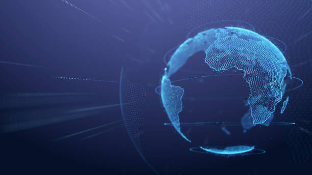 istock Planet Earth, World Map, News stock video 1324874089