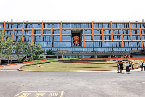 Hangzhou, China-May 1, 2021:Buildings at the Alibaba Group Holding Ltd.