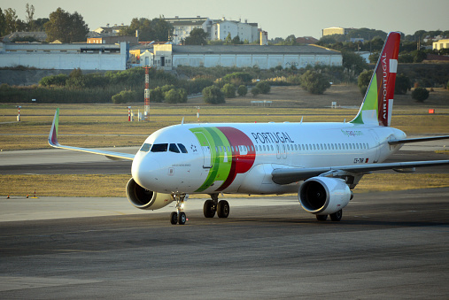 Lisbon, Portugal: TAP - Air Portugal Airbus A320-214(WL), MSN 3883 registration CS-TNR, named Luís de Freitas Branco - Lisbon Airport / Humberto Delgado Airport (IATA: LIS, ICAO: LPPT).
