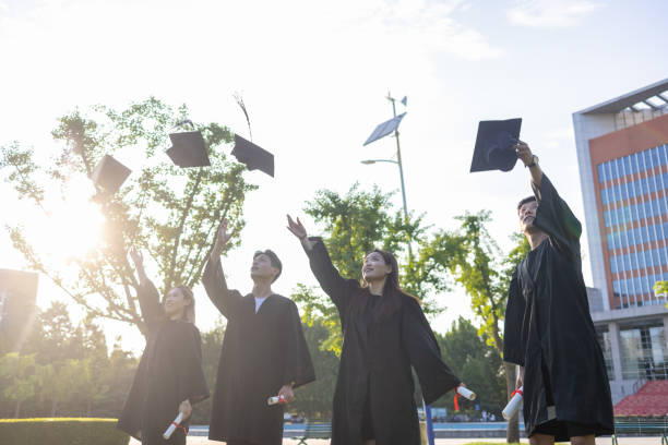 istock A group of Asian graduates 1324892456