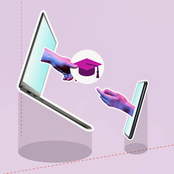 istock Concept of online education. 1324905579