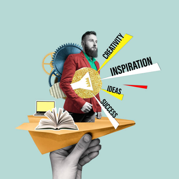 Concept of creativity, inspiration, ideas.