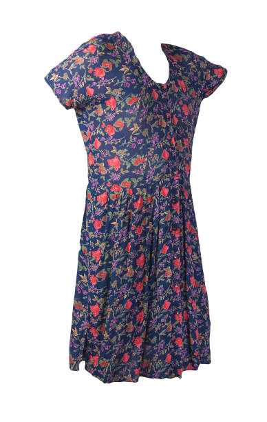 istock female summer dress with buttons isolated on white background. 1324906565
