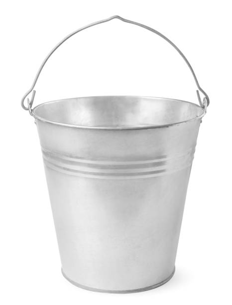 istock Metal bucket on a white background. Isolated 1324919154