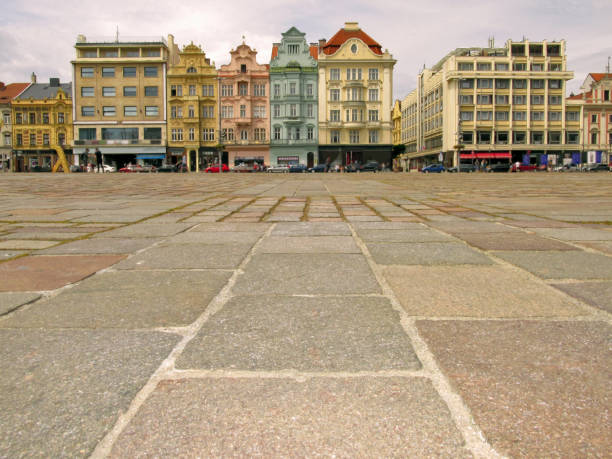istock Houses on the square in Plzen 1324922614