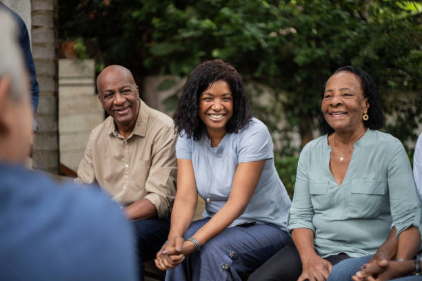 istock Family talking in the backyard 1324926470