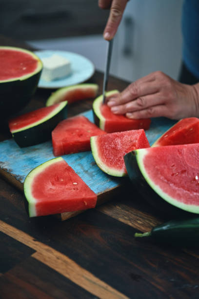 istock Cutting Fresh and Sweet Watermelon 1324927363