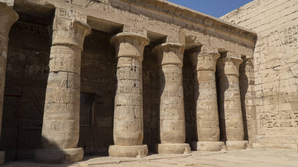 istock Medinet Habu Mortuary temple in Egypt, Luxor 1324928539