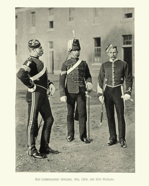 istock Non-Commissioned Officers, 8th 13th, 21st Hussars, Victorian British cavalry regiments 1324928766