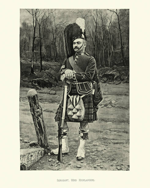 istock Sergeant of 93rd Sutherland Highlanders Regiment of Foot, Victorian British Army 1324929333