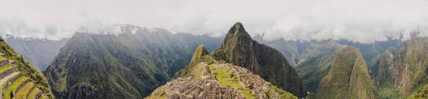 istock Panoramic view of Machu Picchu sacred valley 1324929632