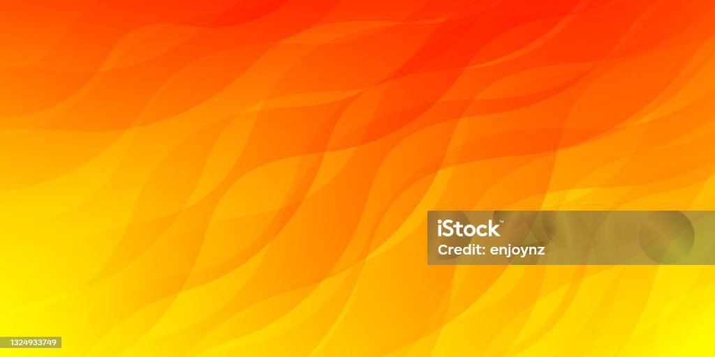 Abstract orange fire background Modern red yellow and orange abstract fire vector background illustration Fire - Natural Phenomenon stock vector