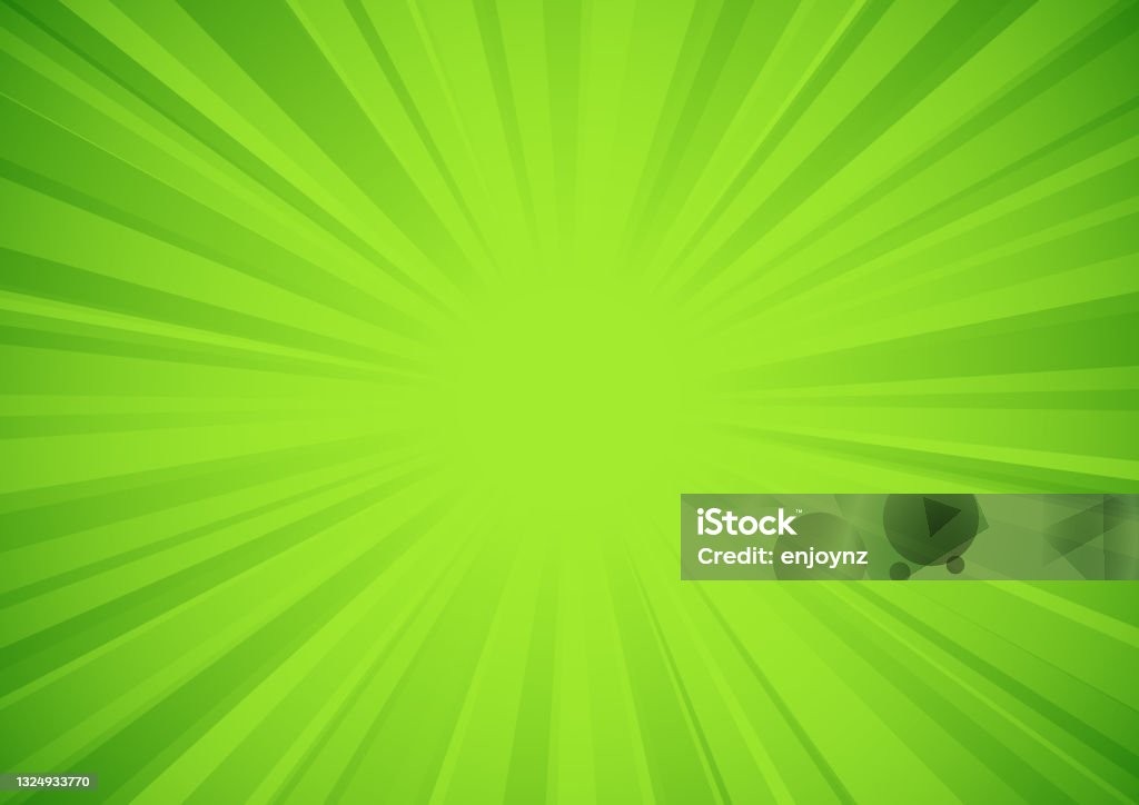 Green star burst background - Royaltyfri Bildbakgrund vektorgrafik