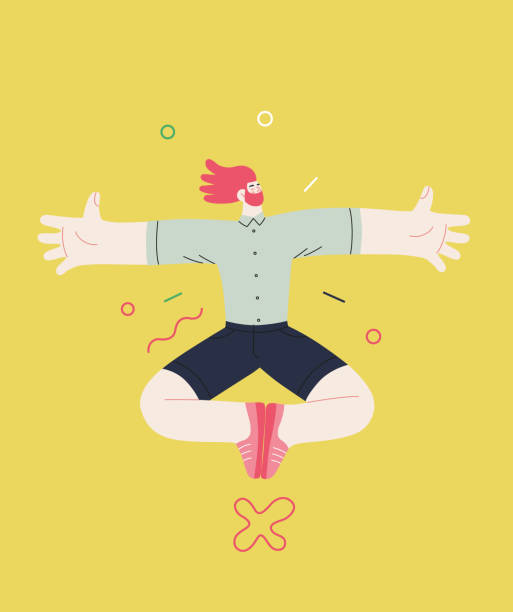 istock Happiness - happy people jumping in the air cheerfully 1324954045