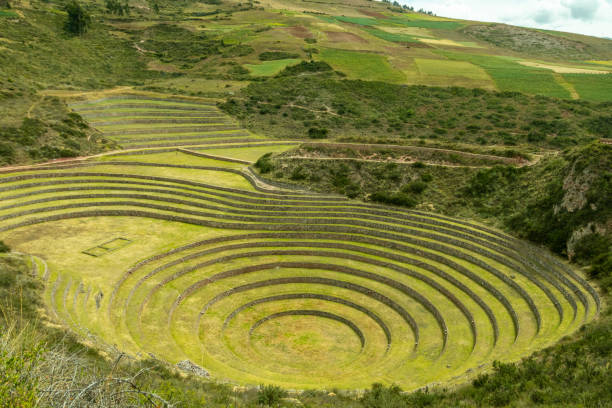 istock Moray, archaeological site located in the sacred valley of Cusco. 1324958453