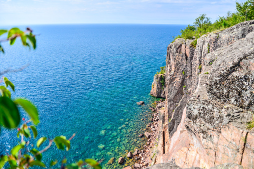 Palisade Head Rock Formation on Lake Superior in Minnesota's North Shore