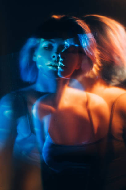 istock night meditation double exposure tranquil woman 1324962606