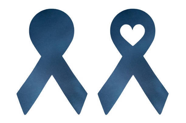 istock Watercolour illustration set of dark blue ribbons: blank template that can be used for your text and with love heart shape inside. Hand painted water color clip art elements for design, print, banner. 1324962845