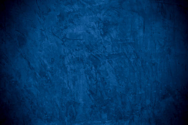istock Old wall pattern texture cement blue dark abstract  blue color design are light with black gradient background. 1324964780