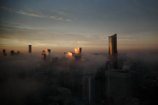 Cloud City of Toronto stock photo