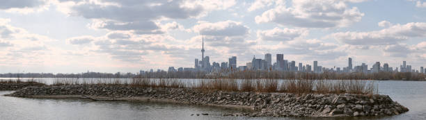 Panorama of Toronto Ontario stock photo