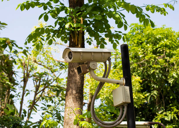 istock CCTV cameras installed outside the building safety protection concept. 1324968786