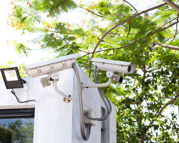 istock CCTV cameras installed outside the building safety protection concept. 1324968880