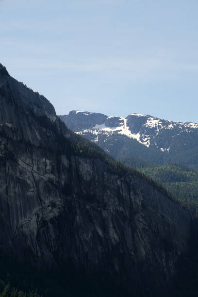 Mountain from British Columbia stock photo